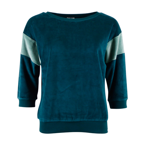 SWEATER ONA VELVET DEEP TEAL