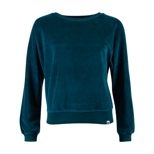 SWEATER LIMA VELVET DEEP TEAL