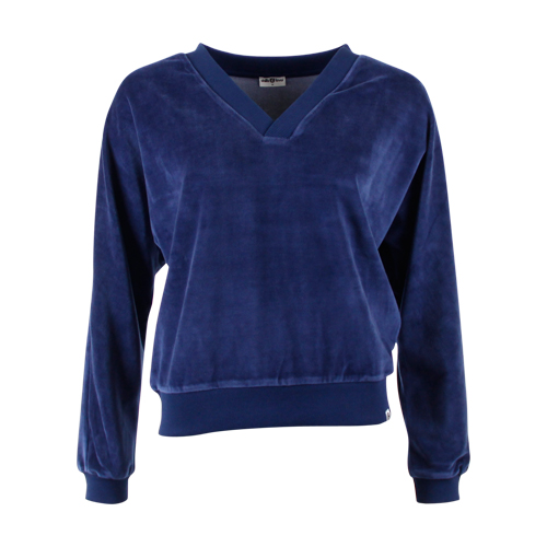 SWEATER LOIS VELVET MEDIEVAL BLUE