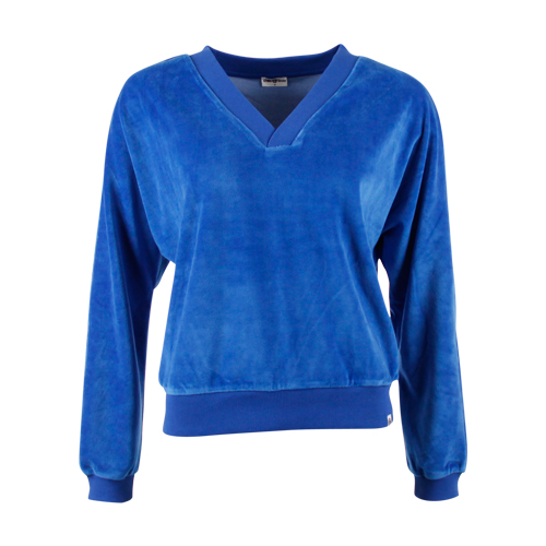 SWEATER LOIS VELVET TURKISH BLUE