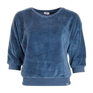 SWEATER SYBILLE VELVET ORION BLUE