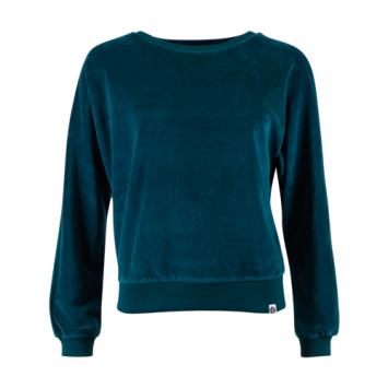 SWEATER LIMA VELVET DEEP TEAL