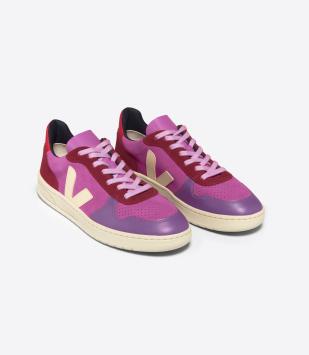 V-10 SUEDE MULTICO ULTRAVIOLET CALCAIRE