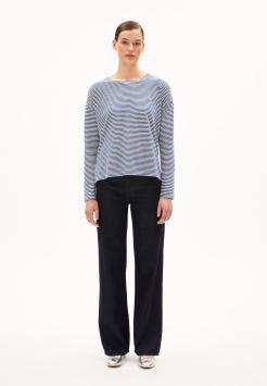 XIANAA LOVELY STRIPES FADED INDIGO-OATMILK